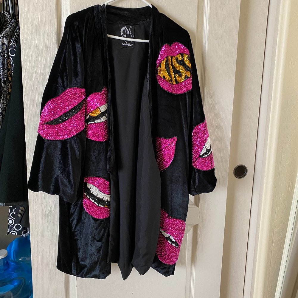 Black Velvet Robe